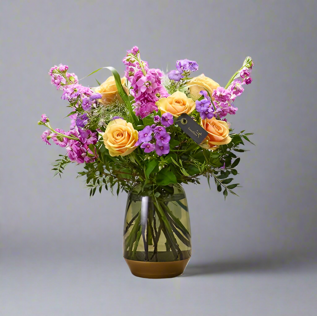 Peach Twist Vase Large