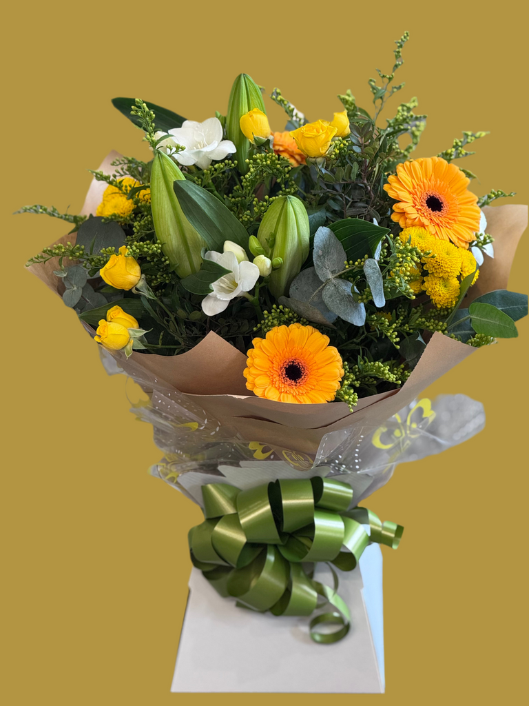 Sympathy Lily Hand tied Bouquet