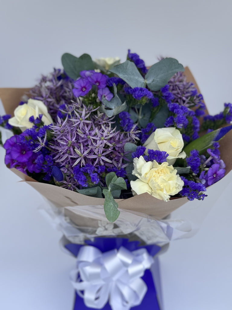 Purple Floral Gift Box - Rams florists