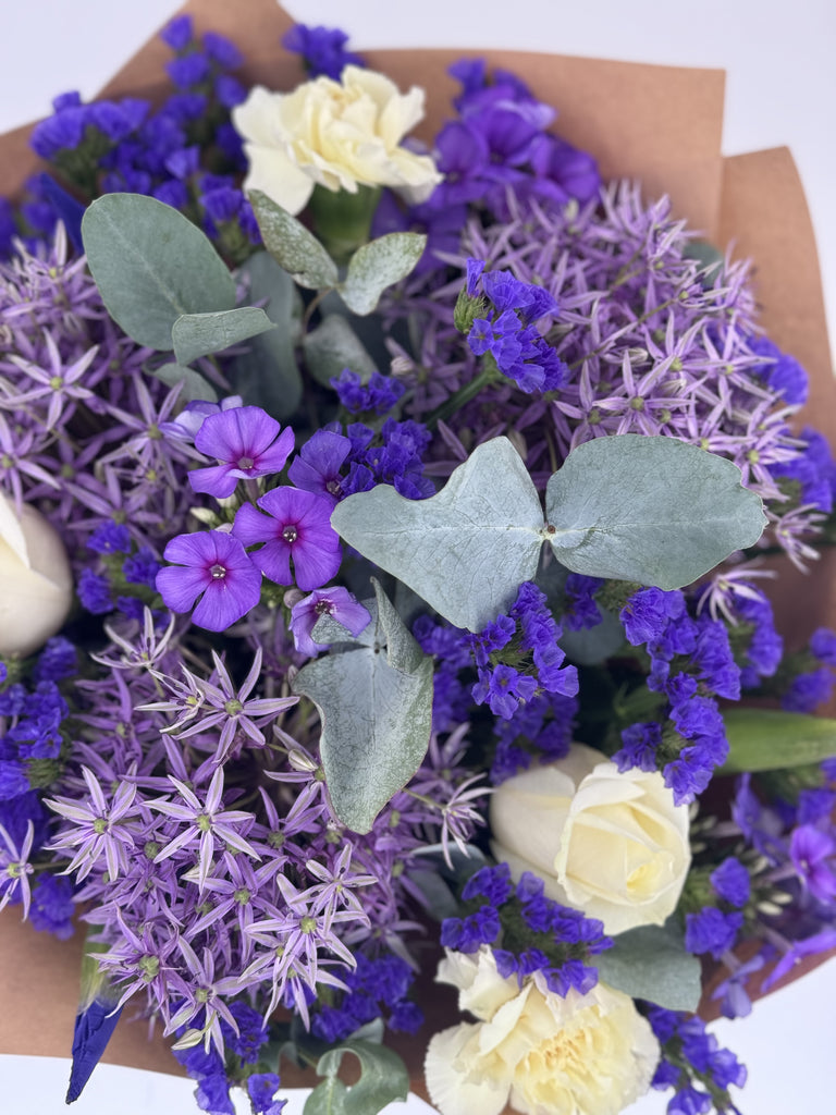 Purple Floral Gift Box - Rams florists