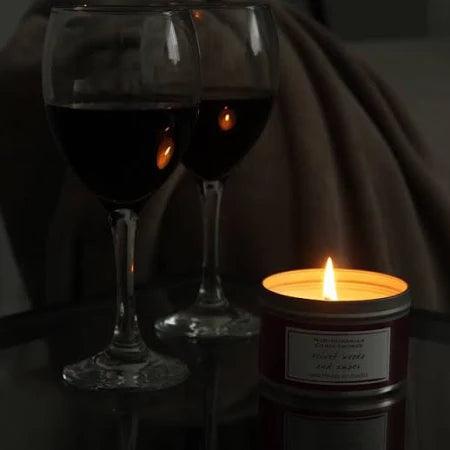 Red Poppy and Ginger Scented Candle - Rams florists